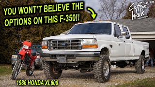 FOUND: HIGHLY Optioned 1997 F350 + PRISTINE Honda XL600!!