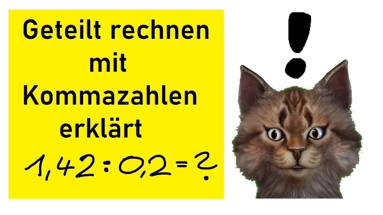 Wie Rechnet Man Schriftlich Geteilt Mit Komma Wie kann man geteilt rechnen mit Kommazahlen? - YouTube