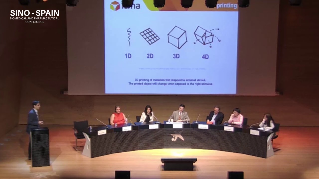 Carlos Sanchez presents: 4D printed actuators with soft robotic functions