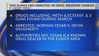 Two Eunice men arrested on drug, weapon charges