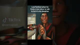 LowTierGod talking to minors but realizes it's his daughter