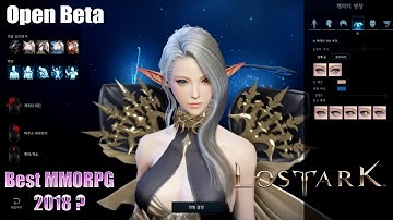 LOST ARK Online - Open Beta All Characters Creation vs Training Skills Gameplay Best MMORPG 2018?
