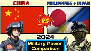 China Vs Philippines & Japan Military Power Comparison 2024