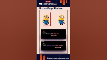 🔥Difference Box Shadow VS Drop Shadow #shorts #ytshorts #viral #viralshorts #shortsfeed #feed #short