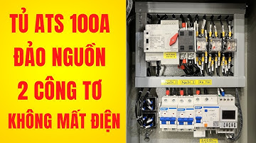 Tủ ATS 100A đảo 2 công tơ  siêu nhanh không gián đoạn - Tủ Điện DITICO