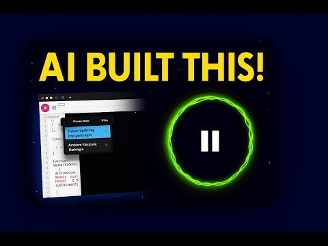 AI-Generated Audio Visualizer Website – Full Tutorial