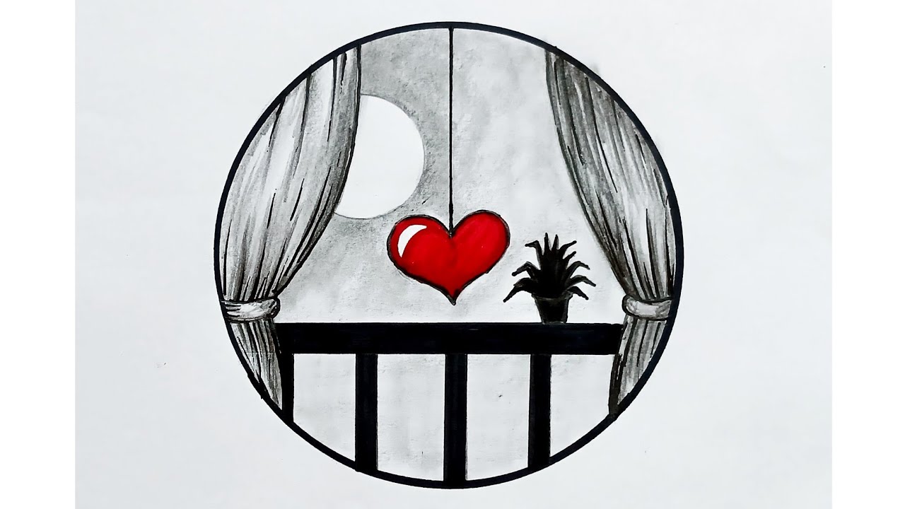 Easy circle drawing | Circle drawing for beginners | Pencil drawing in circle step by step |