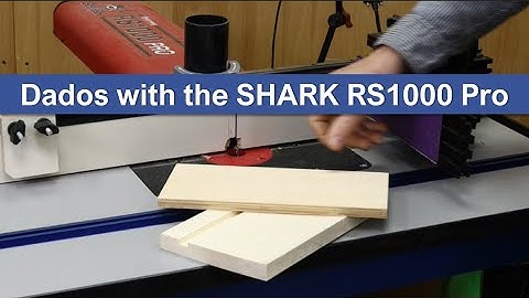 03 Dado App on the SHARK RS1000 Pro CNC router table