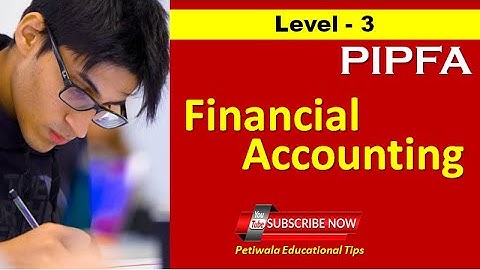 PIPFA Level-3 (Financial Accounting) Study Plan & Tips