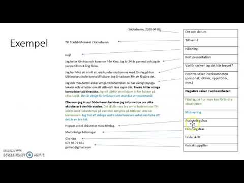 Video: Skillnaden Mellan Formell Och Informell Brev