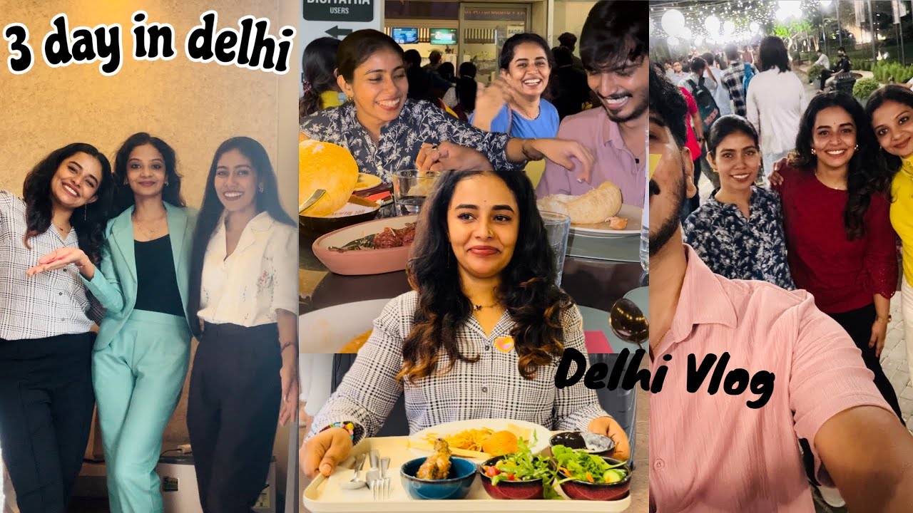 എല്ലാരും കൂടെ ഒരുങ്ങി കെട്ടി ഡൽഹിയിലേക്ക്🤞5 ചിക്കൻ പീസിന് 600 രൂപ🙈| ഭംഗി കണ്ടു കുറെ എടുത്തു🙊