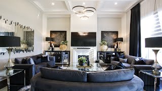 Black and Gold Living Room Makeover Reveal | Kimmberly Capone Interior Design