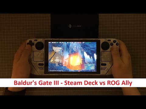 Baldur's Gate III - Steam Deck vs ROG Ally