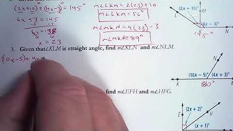 Angle Addition Postulate (Geometry 1.4b)