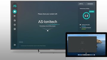 Share content in the app on macOS to AirScreen using AirPlay