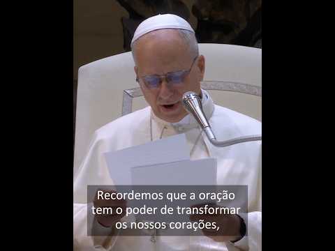 A oração tem o poder de transformar os nossos corações! #papaleãoxiv #vaticano #religião #shorts