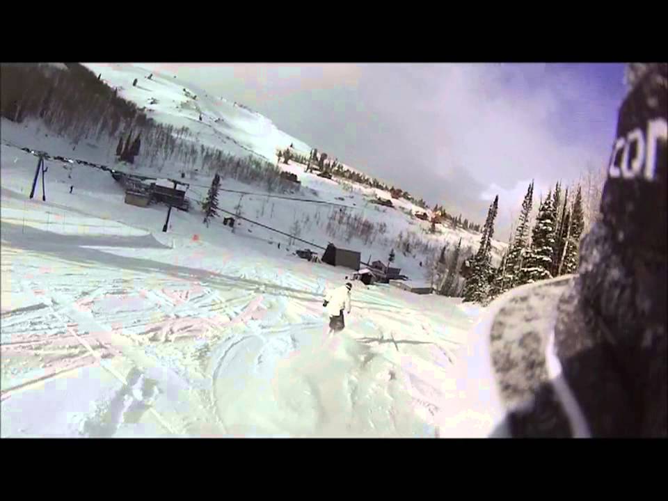 Snowboarding Powder Mountain, Utah 3.22.2013 YouTube