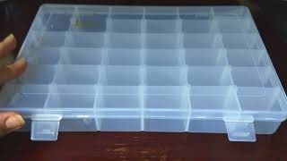 Lasten 36 Grids Plastic Organizer Compartment Box with Adjustable Dividers ~ review