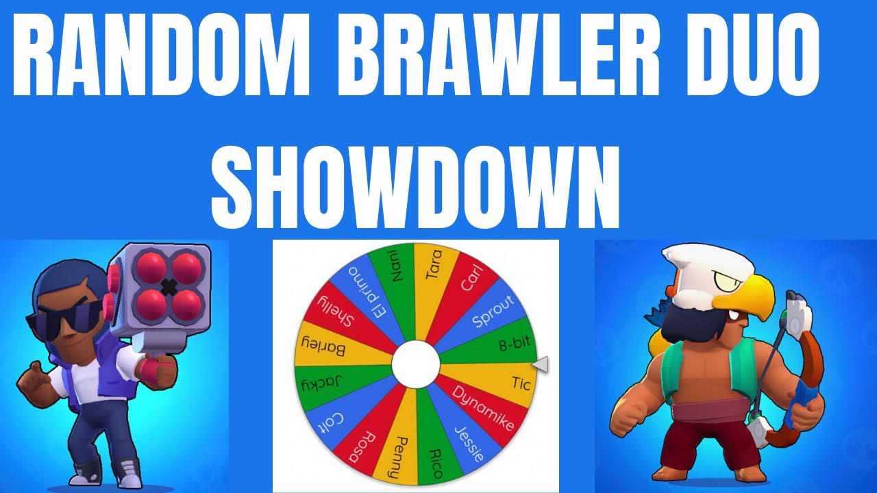 Random Wheel Spin Duo Showdown- Brawl Stars - YouTube