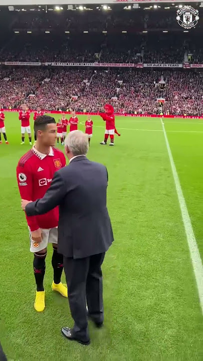 Sir Alex Reunited With Ronaldo And De Gea ❤️