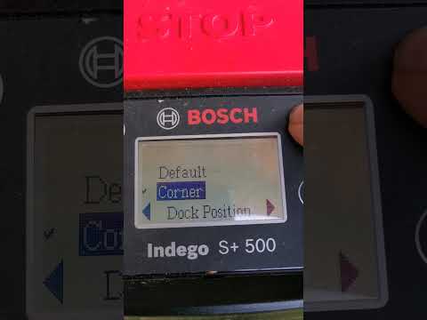 Bosch Indego docking problem solved.