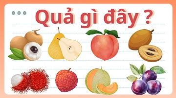 Bé học Từ vựng về các loại trái cây – Học vui, nhớ lâu! 🍎🍌🍇