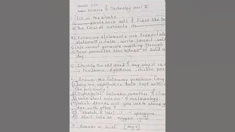 9 th first term exams 2021-22 subject - science part 2 | #firsttermexams