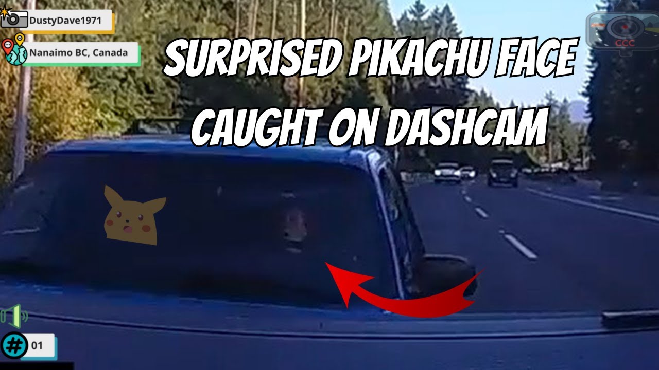 Surprised pikachu face caught on dashcam | Idiots in Cars 25 | - YouTube