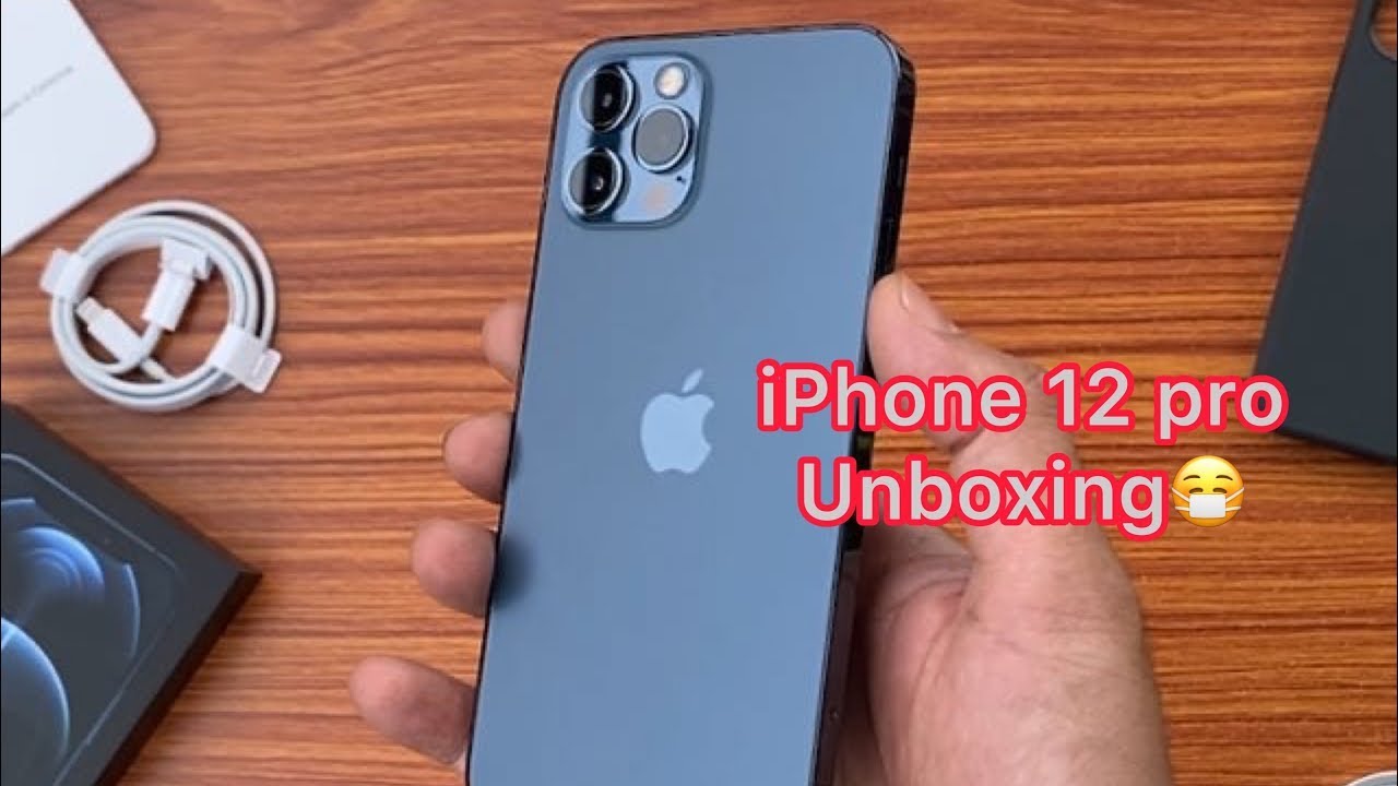 iPhone 12 pro pacific blue - Unboxing,first look