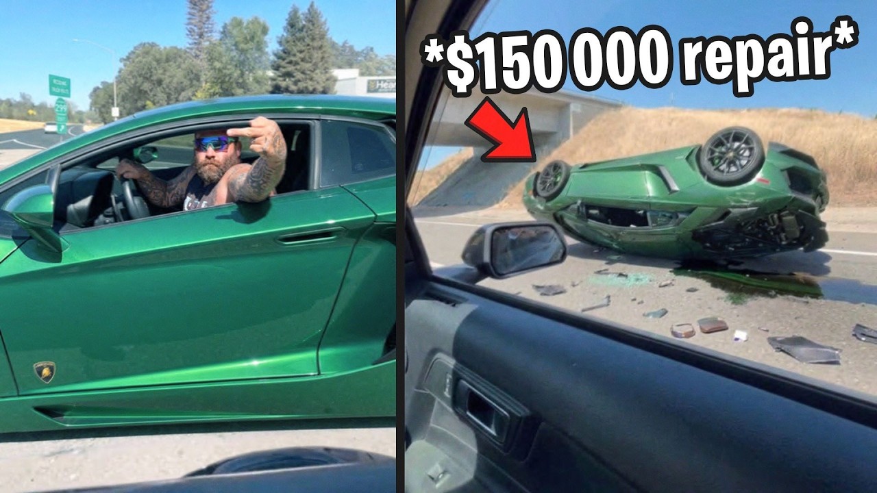 When Dumb SUPERCAR Drivers Get INSTANT KARMA!