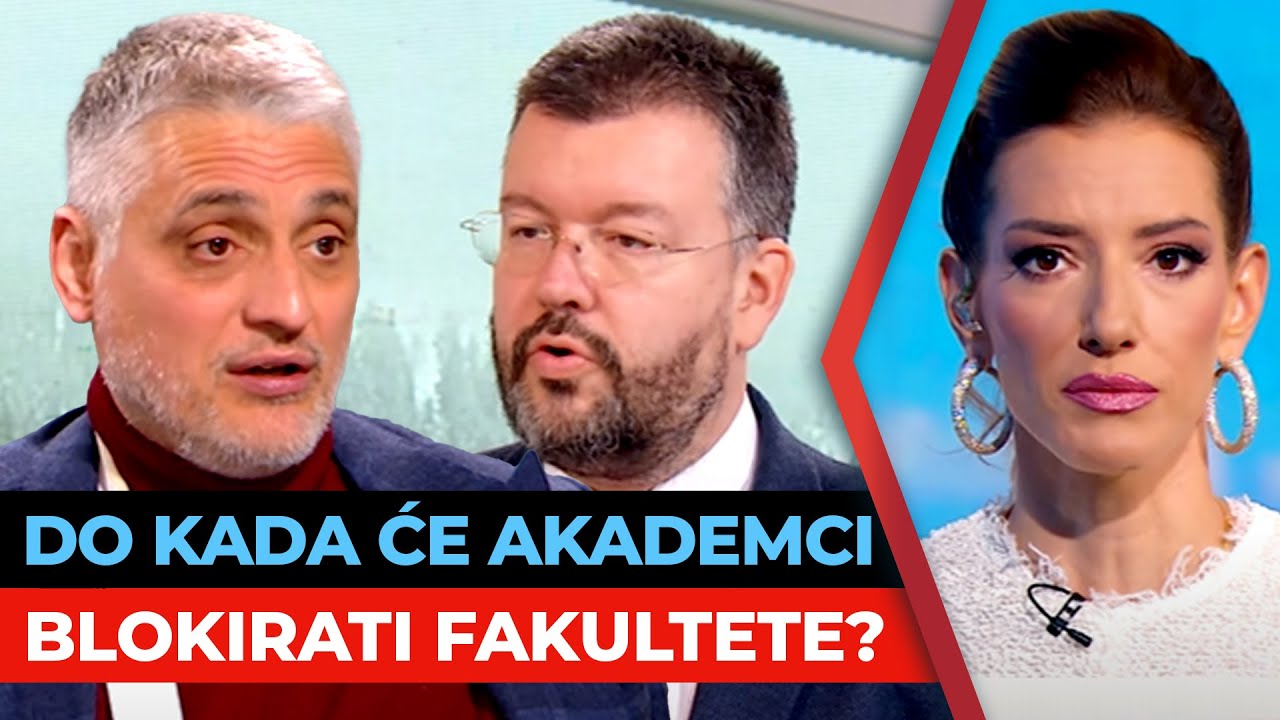 Do kada će akademci blokirati fakultete? | Čedomir Jovanović i Čedomir Antić | URANAK1