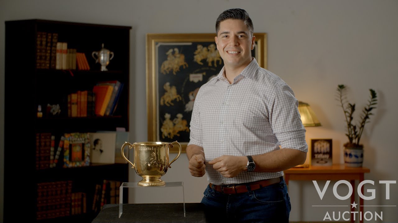 Solid Gold Horseracing Trophy At Vogt Auction You Solid Gold Horseracing Trophy At Vogt Auction