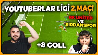 Youtuberlar Li̇gi̇ 2Maç Rk Uni̇ted Vs Şirdanspor 8 Golll Efootball 2024 Mobi̇le