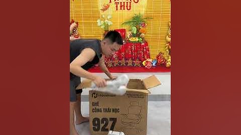 [HTD 927] Hướng dẫn lắp đặt ghế công thái học