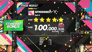【DANCERUSH STARDOM】smooooch・∀・ / ふつう譜面 EXCELLENT 外部出力