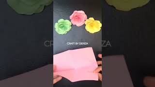 Cara Membuat Bunga Mawar Dari Kertas Diy Easy Origami Rose