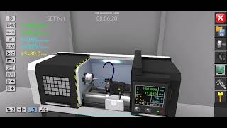 mecanic cnc part with cnc simulator pro..