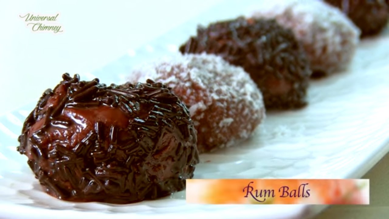 Chocolate Rum Balls - Chocolate Ball Recipe -  Valentine