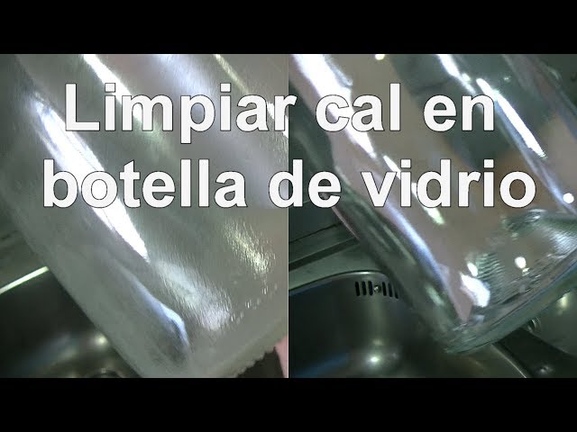 Esta es la mejor forma de limpiar las botellas de agua de cristal