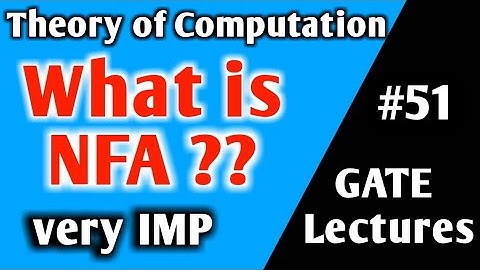 Introduction about NFA | NFA in HINDI | Non Deterministic Finite Automata | TOC GATE Lectures