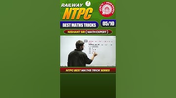 RRB NTPC Math Best Trick By Maths King! 05/10