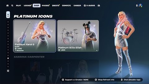 FORTNITE x Karol G and Billie Eilish
