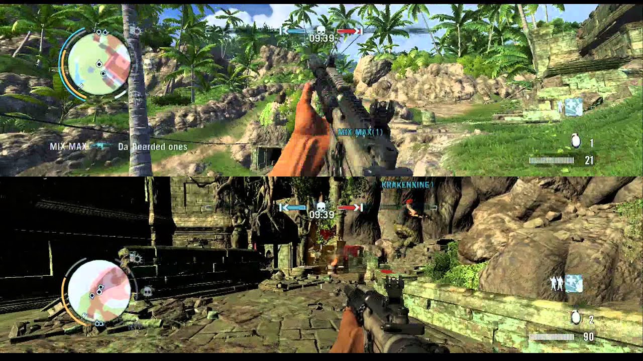 Far Cry 3 Splitscreen Team Deathmatch with Cory and Trevor - YouTube