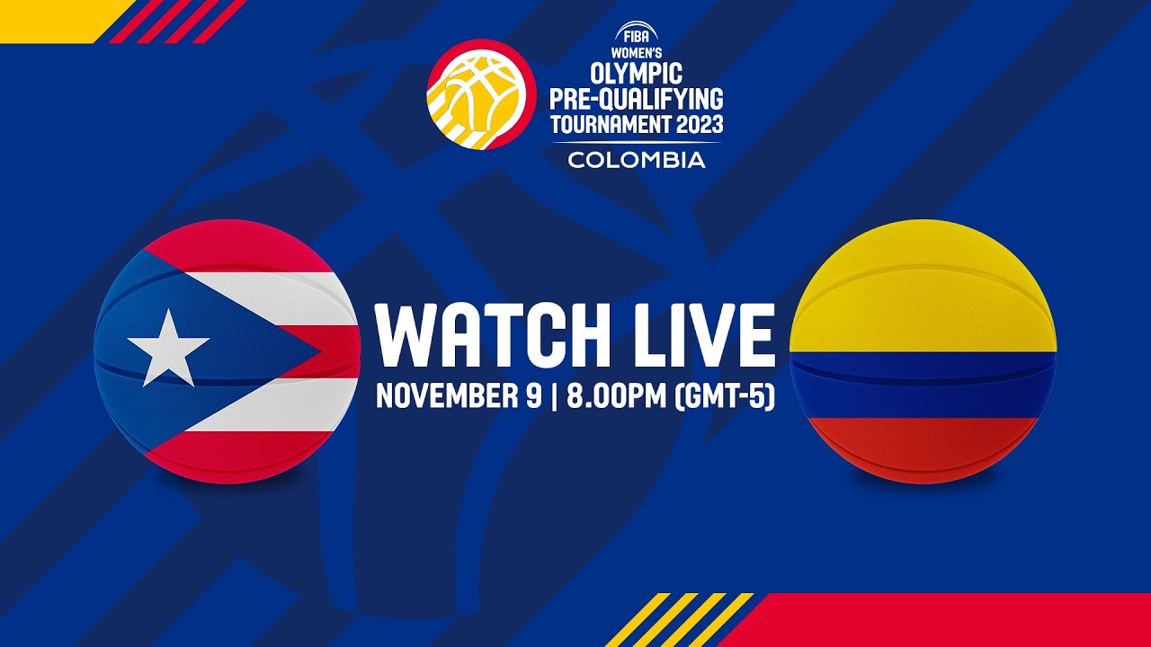 PUR v COL | Full Basketball Game | FIBA Women’s Olympic Pre