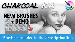 New charcoals in Krita and more! Paper is also included ;)