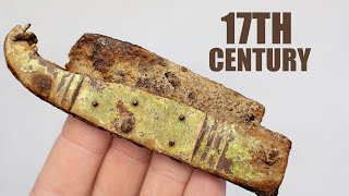 400 Years Old Rusty Pocket Knife Restoration