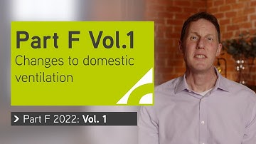 Ventilation changes for housing in new 2022 Part F: Vol. 1 - Domestic