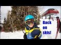 Finn rechausse les skis  park city 