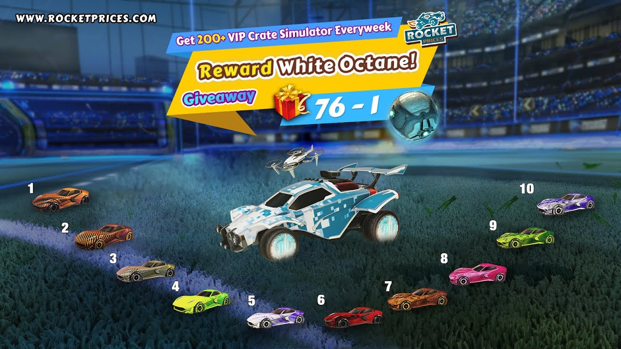 Win 10 FREE Painted Komodo Designs With 20XX, Trigon & Irradiator | Rocket League Giveaway 76-1