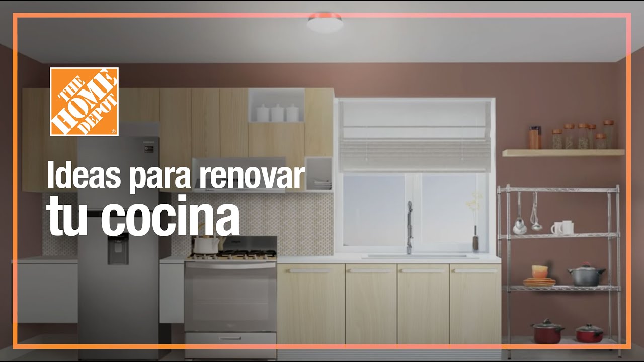 Ideas para renovar tu cocina | Línea Blanca | The Home Depot Mx - YouTube